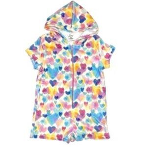 Iscream- Tween Pastel Heart Romper- Size M (10-12)